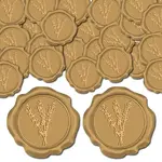 100Pcs Adhesive Wax Seal Stickers
