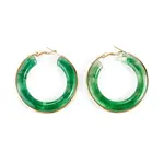 1 Pair 304 Stainless Steel Hoop Earrings