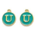 Golden Plated Alloy Enamel Charms