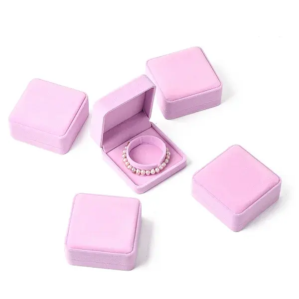Square Velvet Bangle Display Boxes