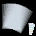 120Pcs Transparent PP File Pockets