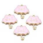 Rack Plating Alloy Enamel Pendants