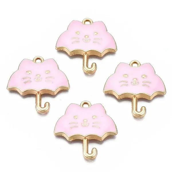 Rack Plating Alloy Enamel Pendants