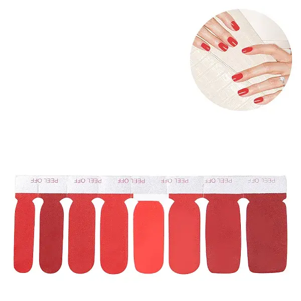 Solid Color Full Cover Best Nail Stickers