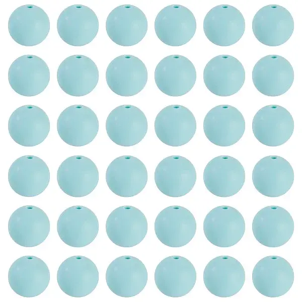 50Pcs Food Grade Eco-Friendly Silicone Beads