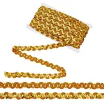 Sparkle Wavy Polyester Lace Ribbon with PVC Paillette