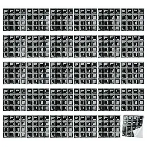 Square PVC 3D Self Adhesive Mosaic Pattern Stickers