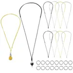 DIY Adjustable Korean Waxed Polyester Cord Necklaecs Making Kits