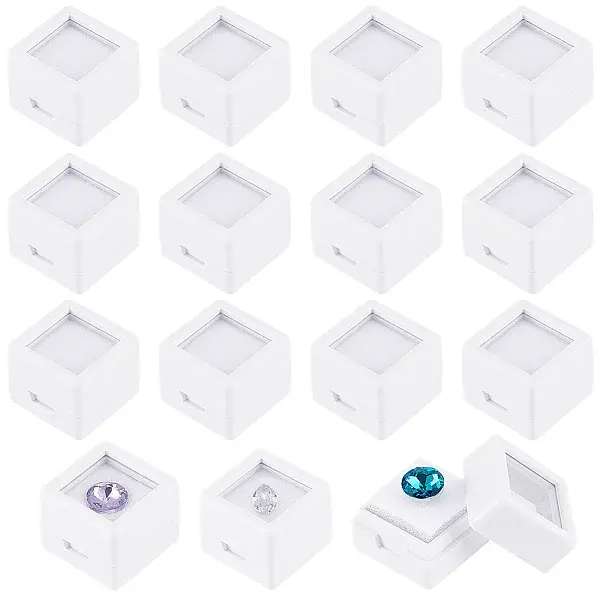 70Pcs ABS Plastic Jewelry Gift Boxes