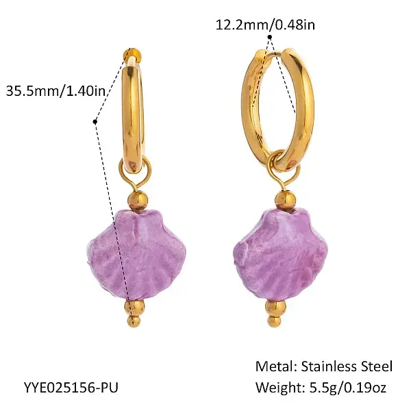 304 Stainless Steel Hoop Earrings
