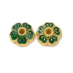 Alloy Enamel Bead Caps