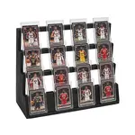 5-Tier Wood Display Riser Stands for Cards Holder