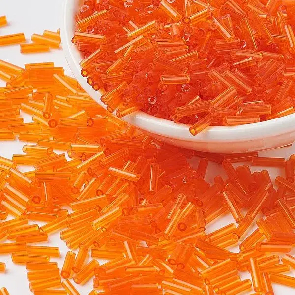 Glass Bugle Beads
