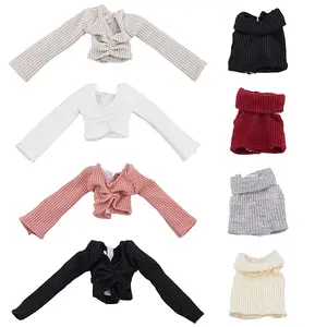 8Pcs 8 Styles Polyester Doll Clothes