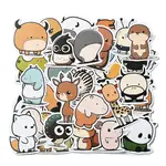 50Pcs PVC Waterproof Animal Stickers