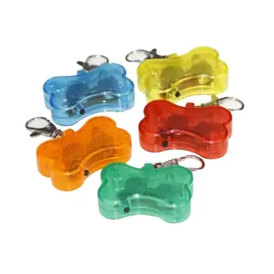 Reedog svítící přívěšek pro psy a kočky - kost