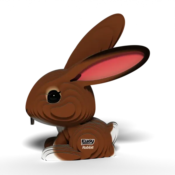 Králík 3D kartonová skládačka