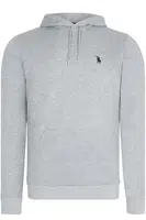 V4011 DEWBERRY MEN'S HOODED SWEATSHIRT-GREY