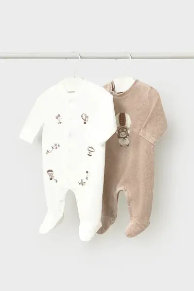 Mayoral Newborn  dětské dupačky 2-pack