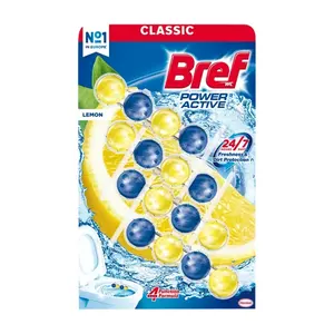 Bref Power Active lemon WC blok 4x50 g
