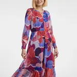 Orsay Červené dámské květované šaty - Dámské