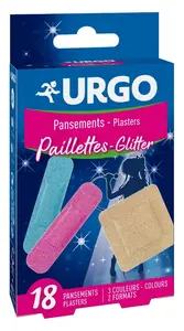 Urgo GLITTER třpytivé dětské náplasti 18 ks