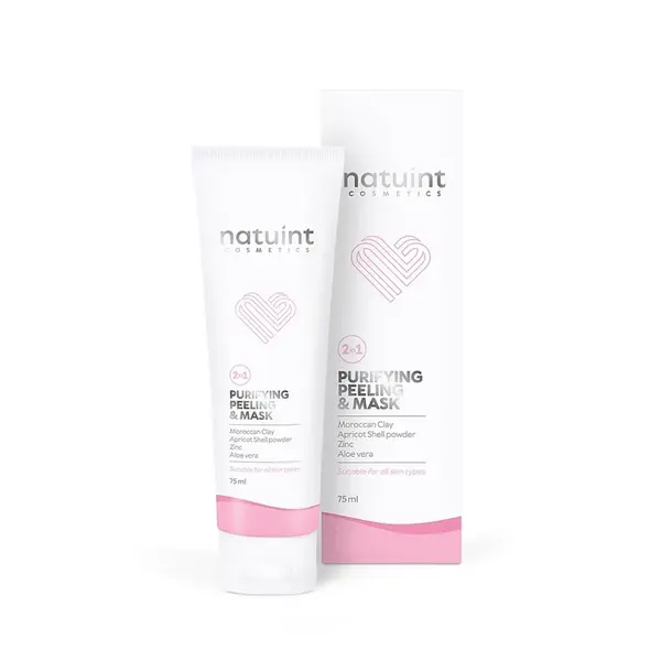 NATUINT COSMETICS  Maska a peeling 2 v 1 čistící 75 ml