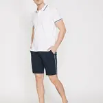 Koton Men's Navy Blue Normal Waist Shorts with Pocket Detail.