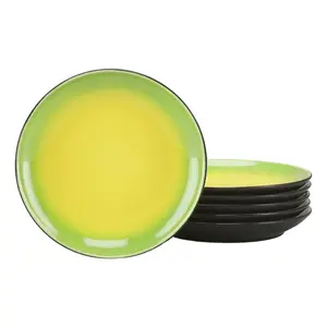 Creatable SADA DEZERTNÍCH TALÍŘKŮ, keramika, 21/3 cm