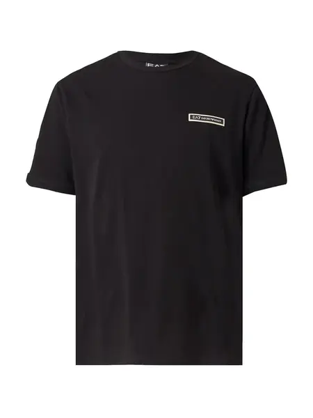 EA7 Emporio Armani Tričko  čierna / biela