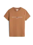 TOMMY HILFIGER Tričko  karamelová / biela