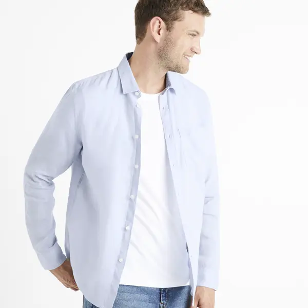 Celio Lněná košile Daflix - Pánské
