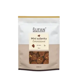 ŠUFAN Mini sušenky, Čokoládové ovesné, bezlepkové 180 g