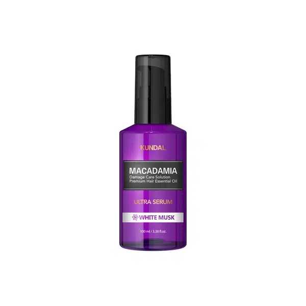 KUNDAL Macadamia Hair serum - regenerační vlasové sérum s vůní Bílého Pižma 100 ml