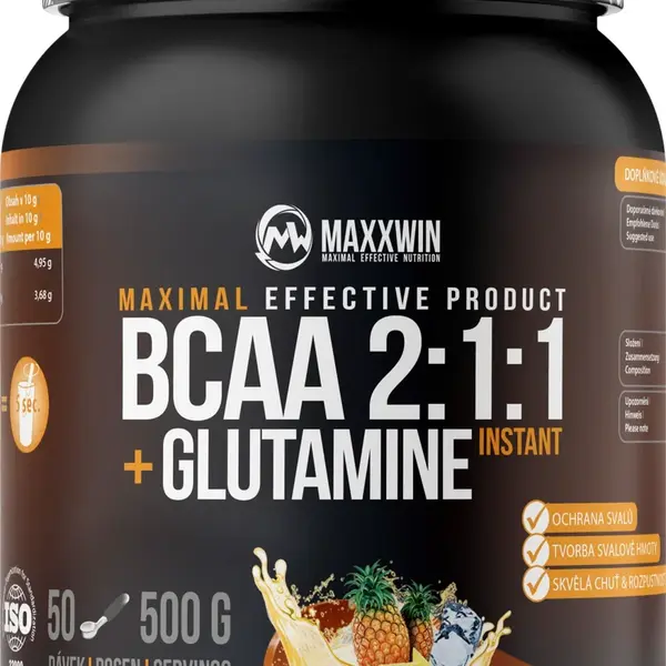 MAXXWIN BCAA + Glutamine ananas 500 g