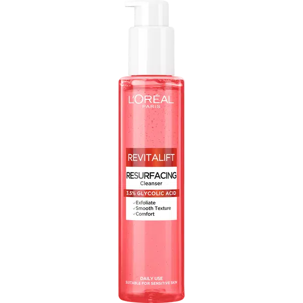 L'ORÉAL PARIS Revitalift Glycolic Exfoliační čistící gel s 3,5 % kyseliny glykolové 150 ml
