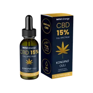 MOVIT ENERGY CBD 15% Full Spectrum Konopný olej 10 ml