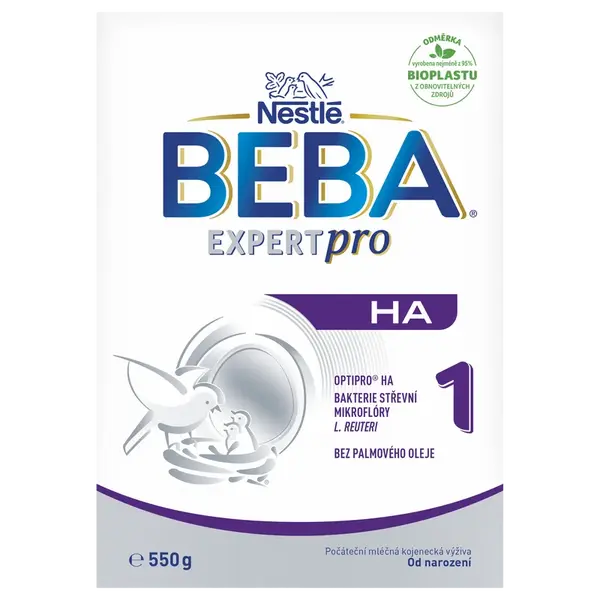 NESTLÉ BEBA Expertpro HA 1, kojenecká výživa, od narození, 550 g