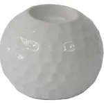 Svícen 10,5 cm, lesklý bílý