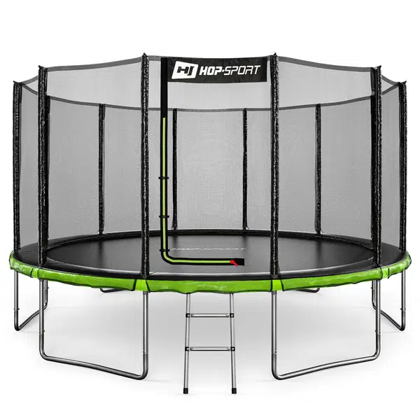 Zahradní trampolína 14ft (427cm) s vnější ochrannou sítí a žebříkem