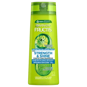 GARNIER Fructis Strength & Shine Posilující šampon pro všechny typy vlasů bez lesku a síly, 400 ml