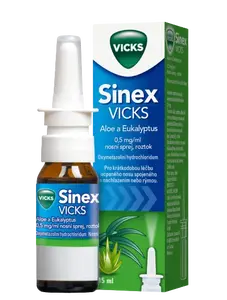 VICKS Sinex aloe a eukalyptus 0.5 ml nosní sprej 15 ml