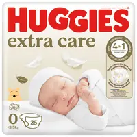 HUGGIES® Extra Care velikost 0, 25 ks
