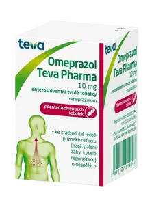OMEPRAZOL Teva Pharma 10mg perorální tobolky 28 ks