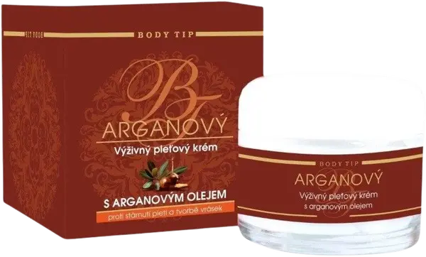 BODY TIP Arganový pleťový krém s vyživujícím olejem 50 ml