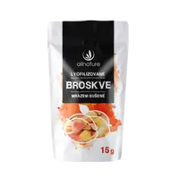 ALLNATURE Broskev sušená mrazem plátky 15 g
