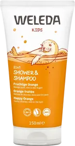 WELEDA Sprchový krém a šampon 2v1 Šťastný pomeranč 150 ml