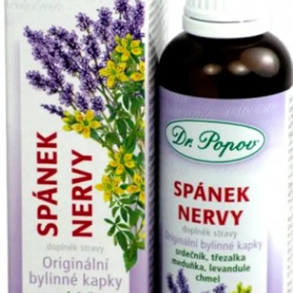 DR.POPOV Spánek-nervy Bylinné kapky 50 ml