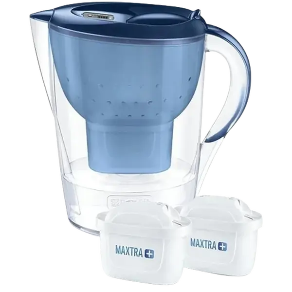 BRITA Marella XL Memo, 2x filtr MX PRO, Filtrační konvice, modrá