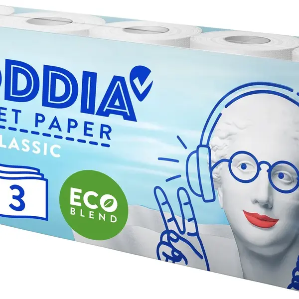 MODDIA Toaletní papír 3vrstvý 10 ks